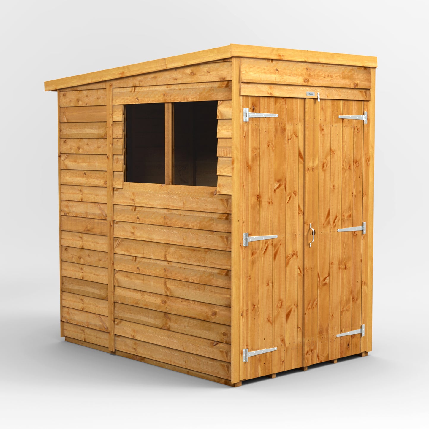 4x6 Power Overlap Pent Roof Shed