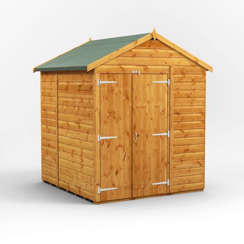 4x4 Power Tongue & Groove Apex Shed