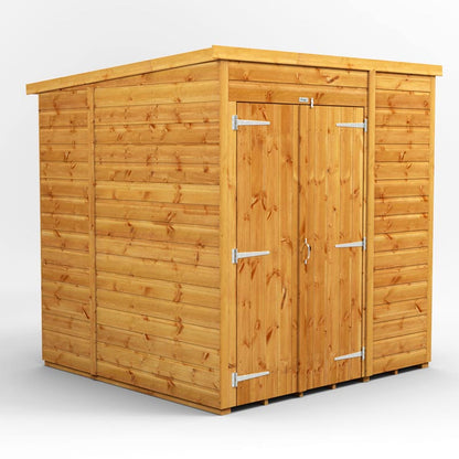 6x6 Power Tongue & Groove Pent Shed