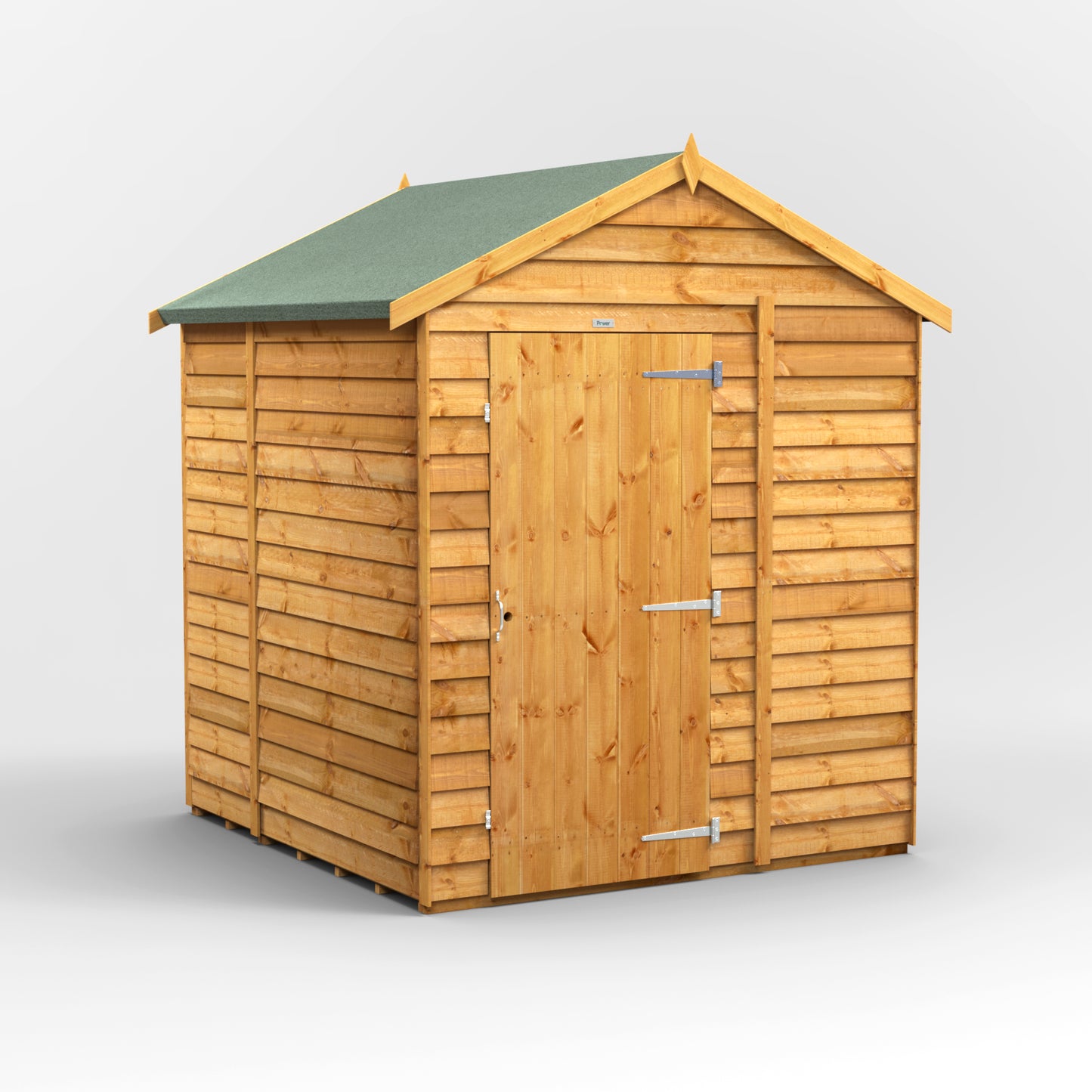 6X6 Power Overlap Apex Shed