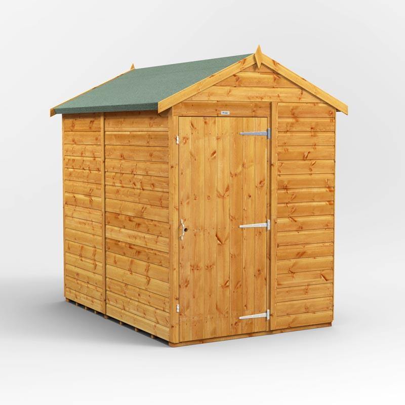 4x4 Power Tongue & Groove Apex Shed