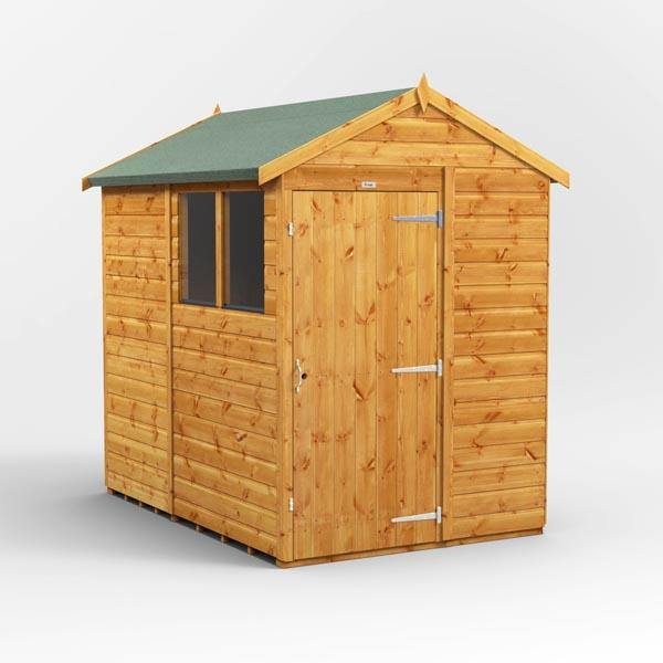 7x5 Power Tongue & Groove Apex Shed