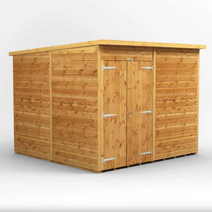 8x8 Power Tongue & Groove Pent Shed
