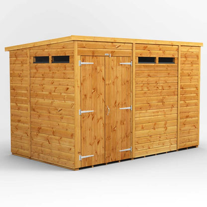 Power Pent Wooden Secure Shed 10x6