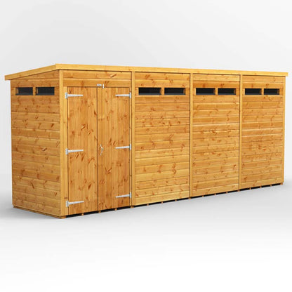 Power Pent Wooden Secure Shed 16x4