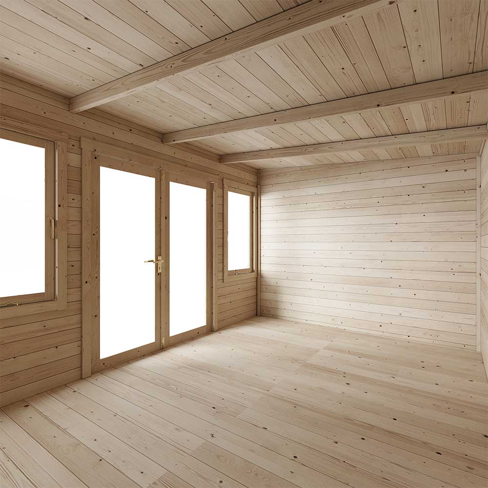 Ashley Log Cabin Garden Room 4x3m