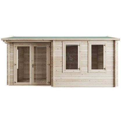 Welbeck Log Cabin Garden Office 5x4m