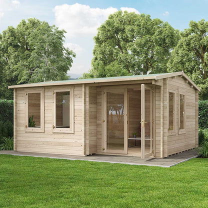 Welbeck Log Cabin Garden Office 5x4m